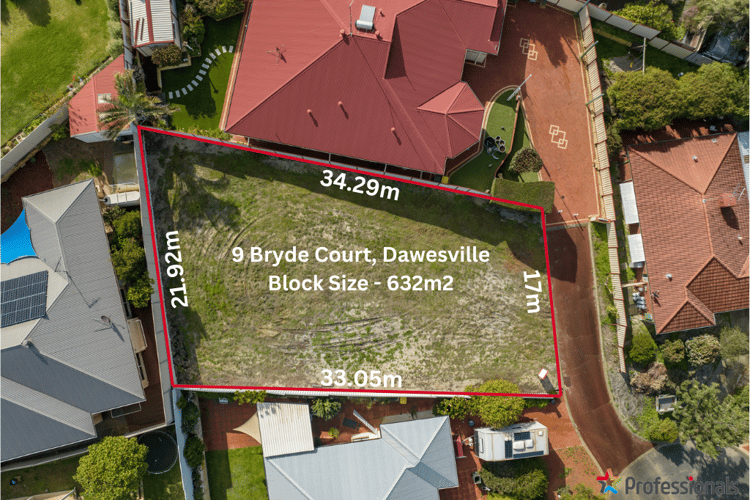 Main view of Homely residentialLand listing, 9 Bryde Court, Dawesville WA 6211