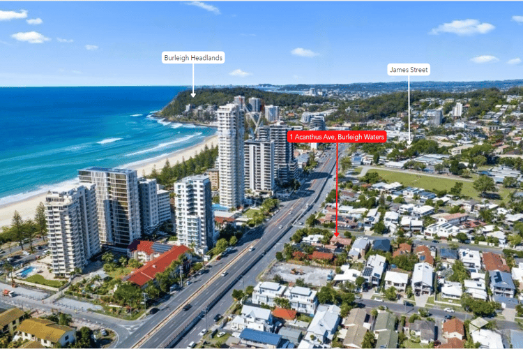 Main view of Homely house listing, 1 Acanthus Avenue, Burleigh Heads QLD 4220