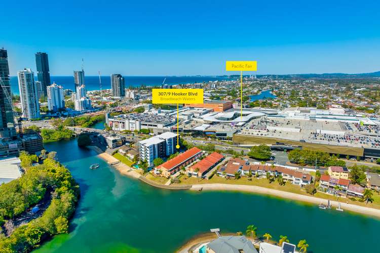 Main view of Homely unit listing, 307/9 Hooker Boulevard, Broadbeach Waters QLD 4218