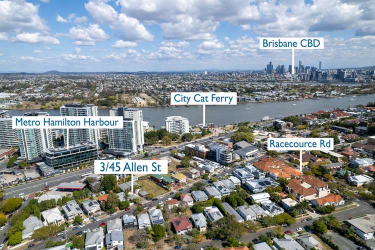Second view of Homely apartment listing, 3/45 Allen Street, Hamilton QLD 4007