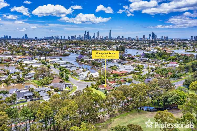 Main view of Homely house listing, 31 Cypress Drive, Broadbeach Waters QLD 4218