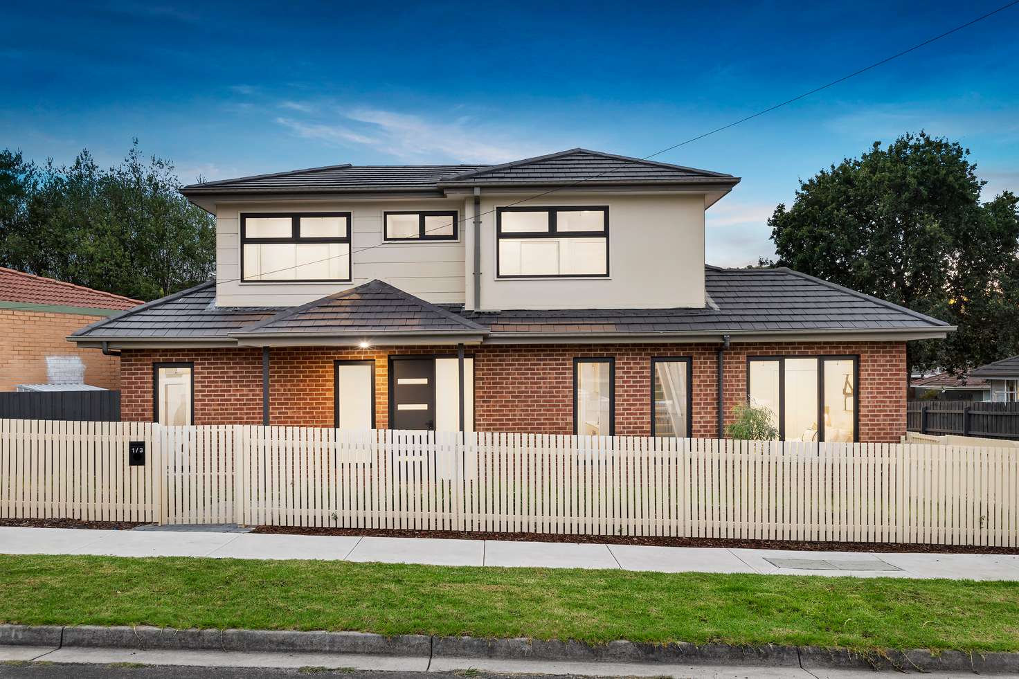 Main view of Homely townhouse listing, 1/3 Rushworth Street, Watsonia VIC 3087