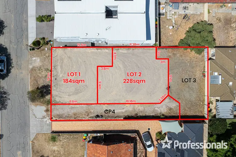 Main view of Homely land listing, 24A & 24B Ashcroft Way, Balga WA 6061