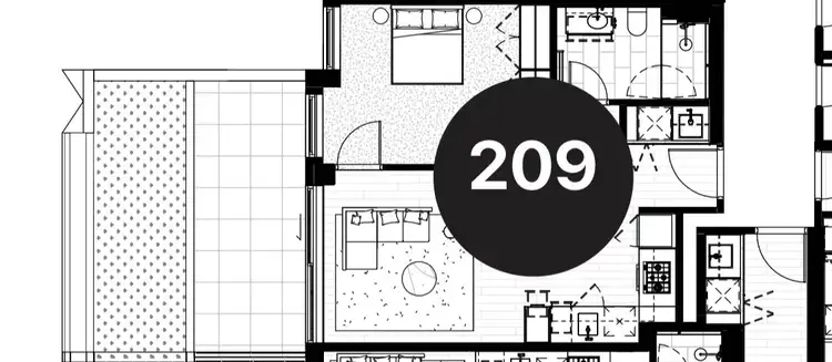 Second view of Homely apartment listing, 209/348 HAWTHORN ROAD, Caulfield South VIC 3162