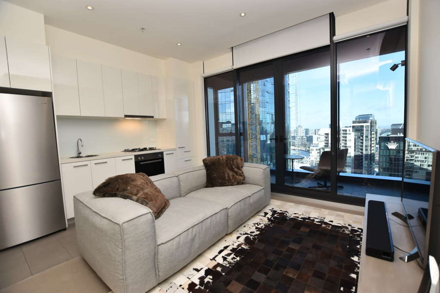 Main view of Homely apartment listing, 3307/283 City Road, Southbank VIC 3006