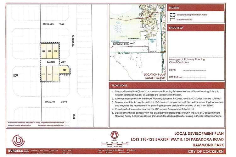 Fourth view of Homely residentialLand listing, 124 CNR Paradoxa Road & Baxteri, Hammond Park WA 6164