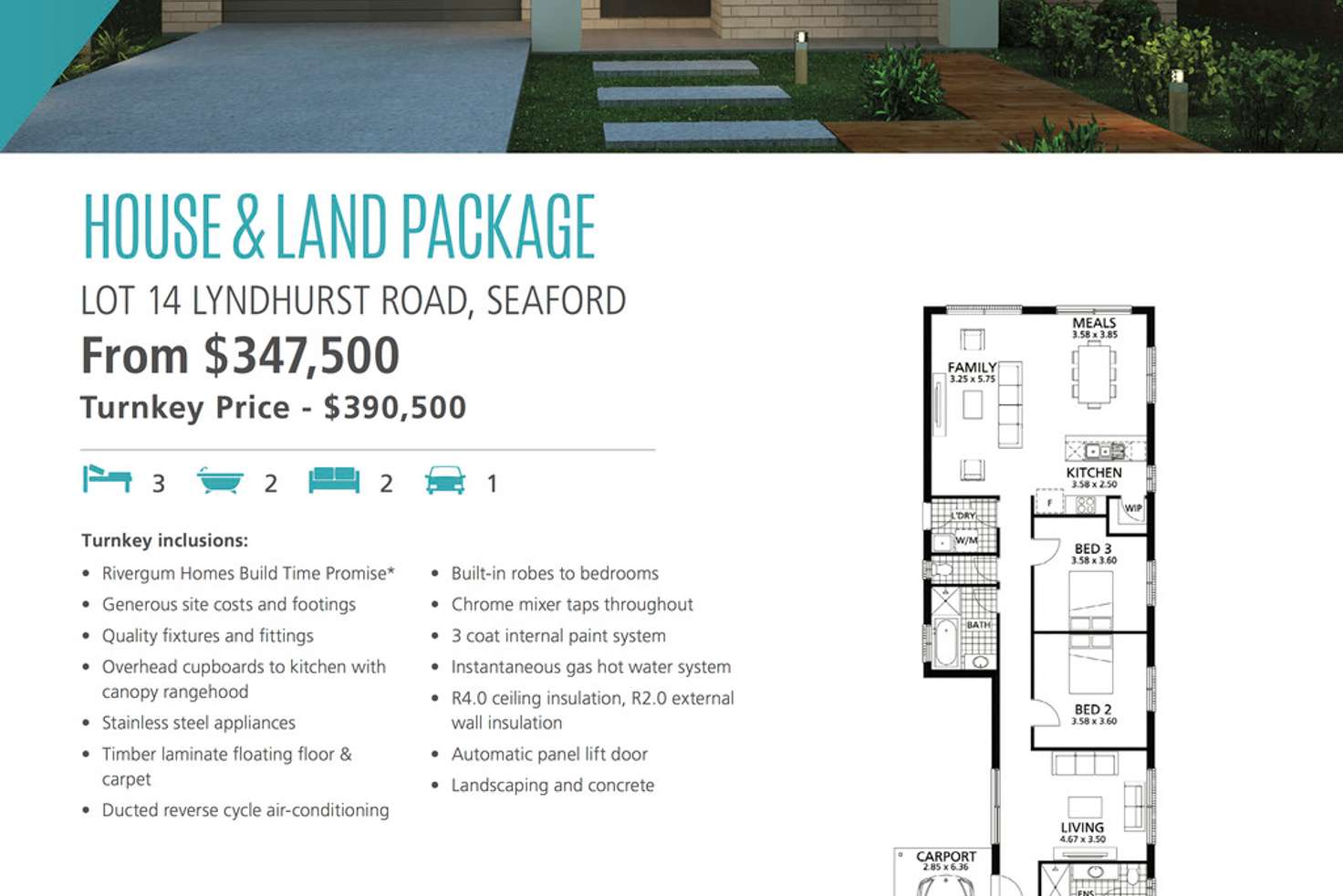 Main view of Homely residentialLand listing, Lot 14 Lyndhurst Road, Seaford SA 5169