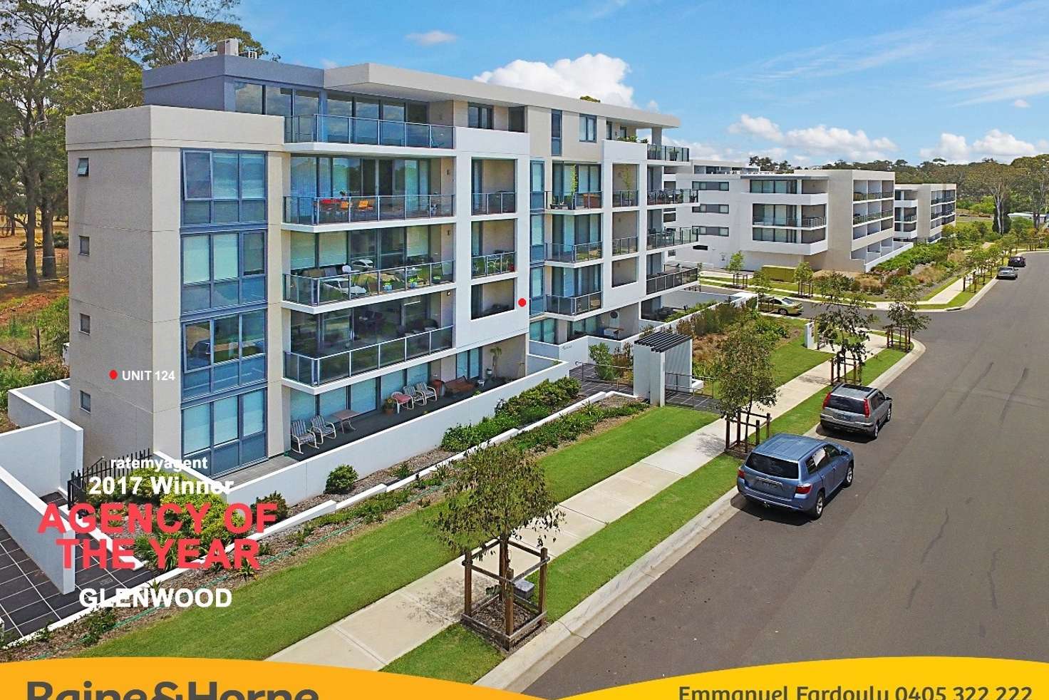 Main view of Homely apartment listing, 124/2 Lucinda Avenue, Kellyville NSW 2155