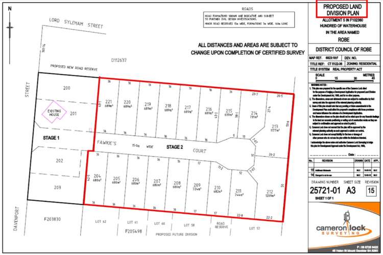 Fourth view of Homely residentialLand listing, Lot 204 Fawks Drive, Robe SA 5276