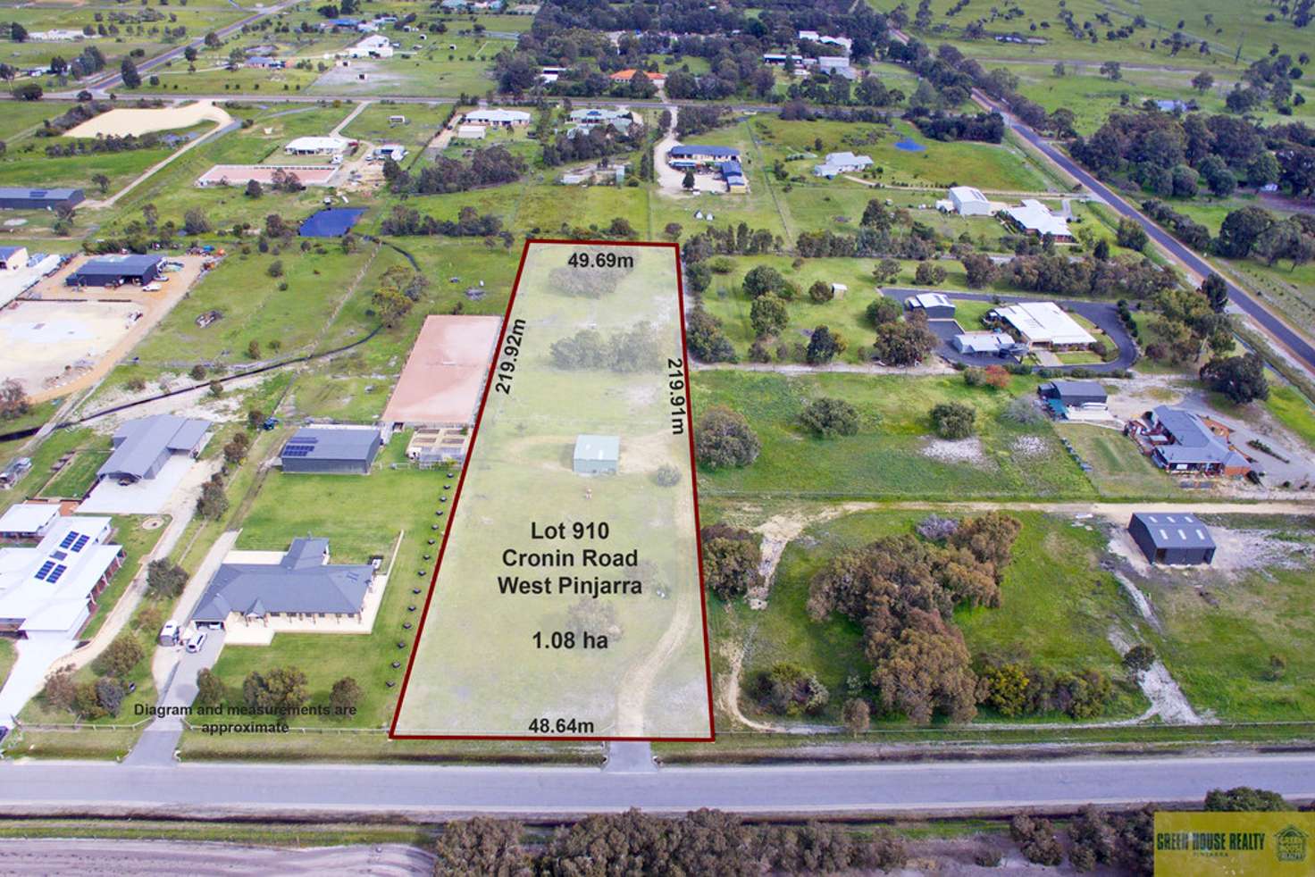 Main view of Homely residentialLand listing, Lot 910 Cronin Road, West Pinjarra WA 6208