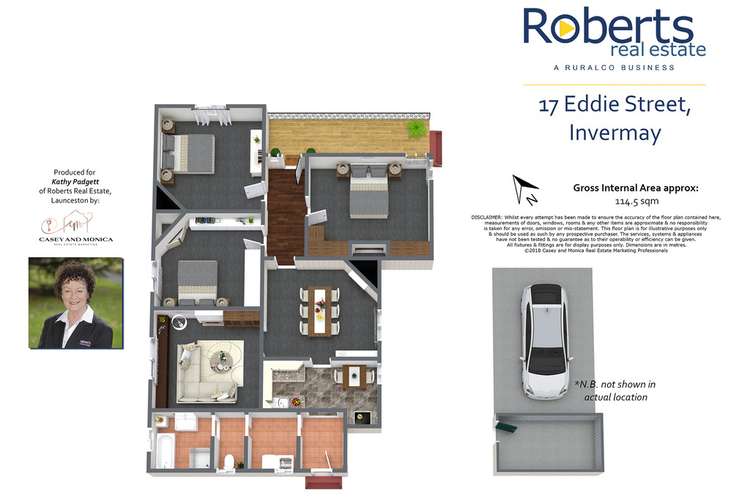 Second view of Homely house listing, 17 Eddie Street, Invermay TAS 7248