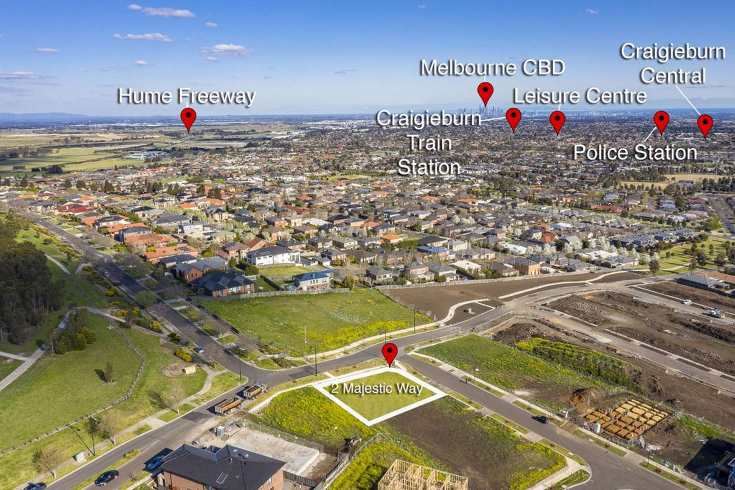 Main view of Homely residentialLand listing, 2 Majestic Way, Craigieburn VIC 3064