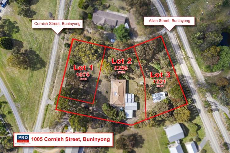 Main view of Homely residentialLand listing, Lot 1-1005 Cornish St, Buninyong VIC 3357