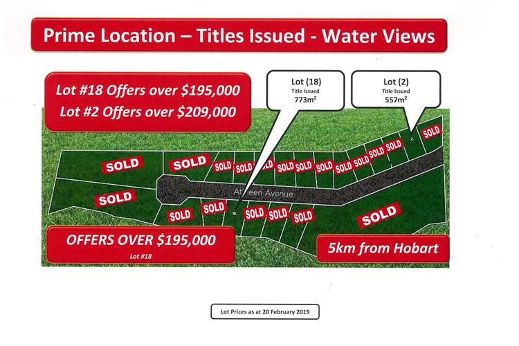 Fifth view of Homely residentialLand listing, Lot 2 - 61 Athleen Avenue, Lenah Valley TAS 7008