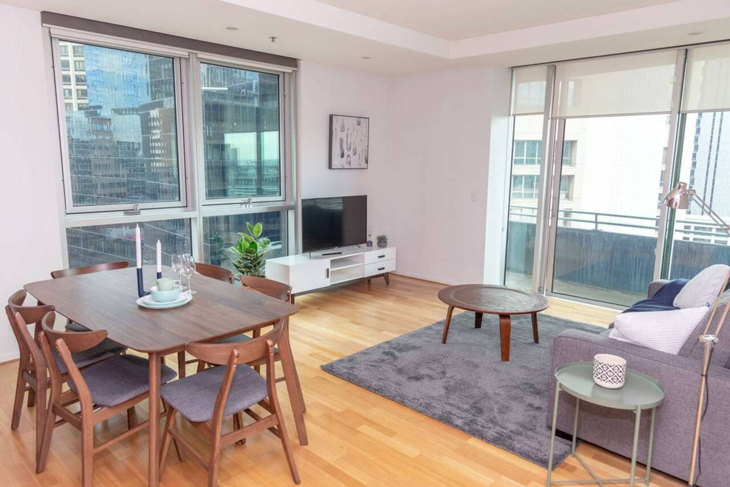 Main view of Homely apartment listing, 1211/620 Collins Street, Melbourne VIC 3000