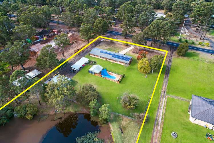Main view of Homely acreageSemiRural listing, 185 Old Stock Route Road, Oakville NSW 2765