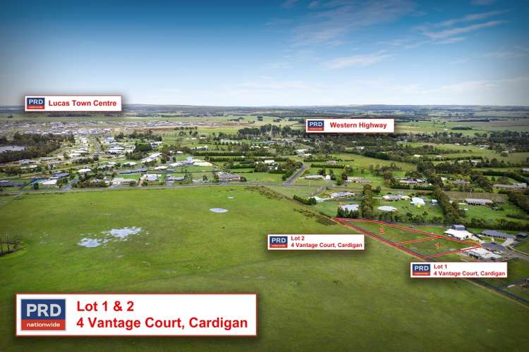 Second view of Homely residentialLand listing, Lot 1 - 4 Vantage Crt, Cardigan VIC 3352