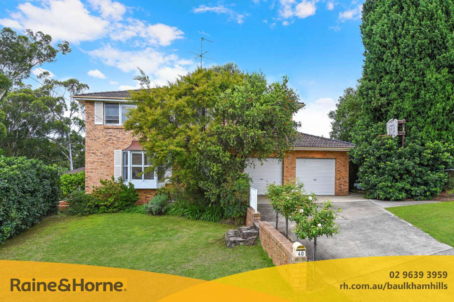 Main view of Homely house listing, 40 Canyon Rd, Baulkham Hills NSW 2153