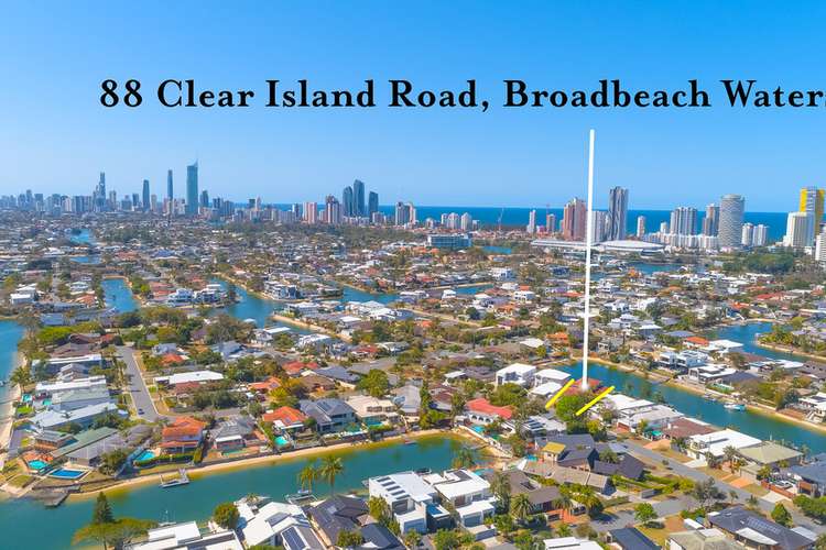 Second view of Homely house listing, 88 CLEAR ISLAND RD, Broadbeach Waters QLD 4218