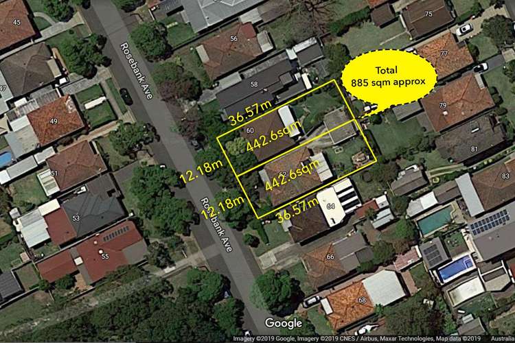 Main view of Homely house listing, 60-62 Rosebank Avenue, Kingsgrove NSW 2208