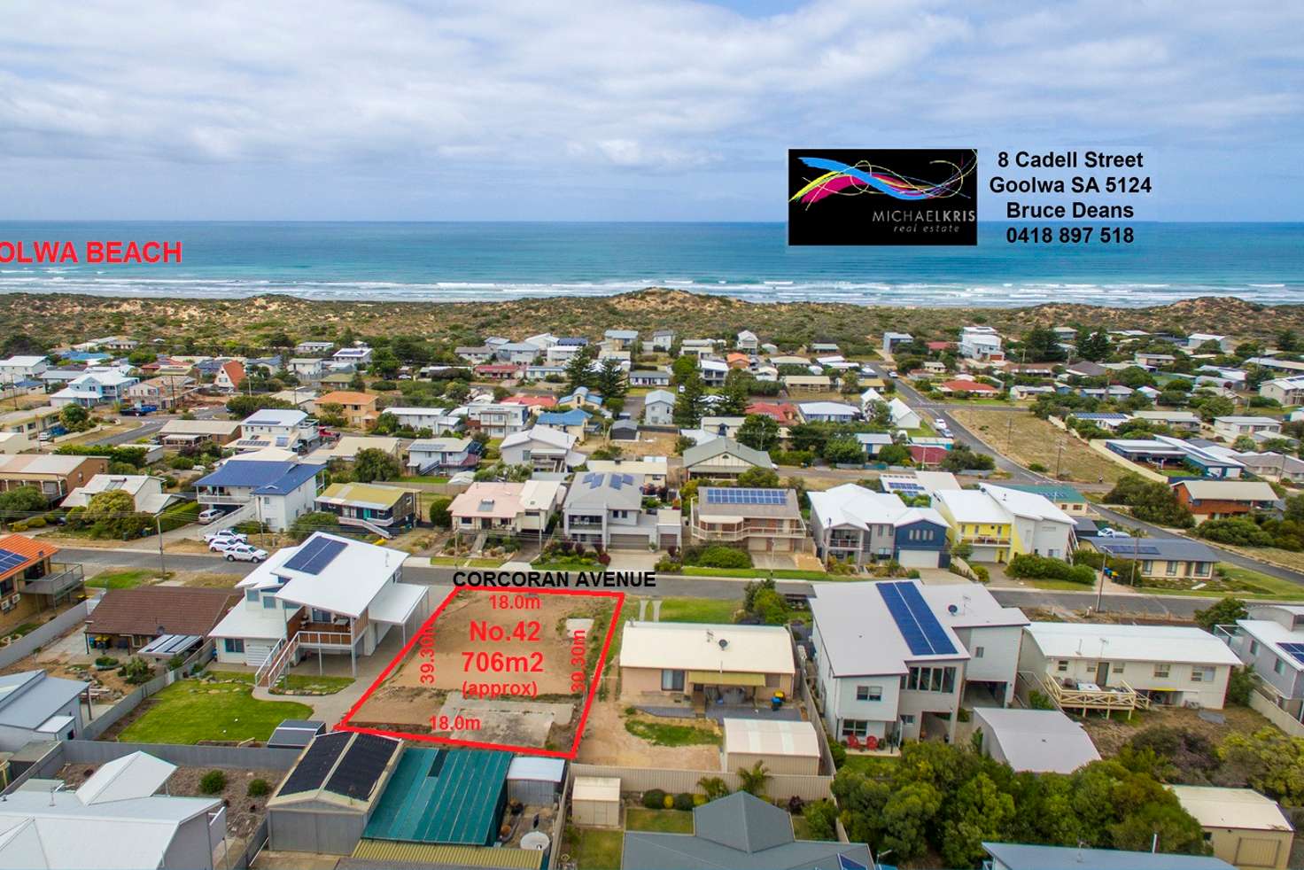 Main view of Homely residentialLand listing, 42 Corcoran Avenue, Goolwa Beach SA 5214