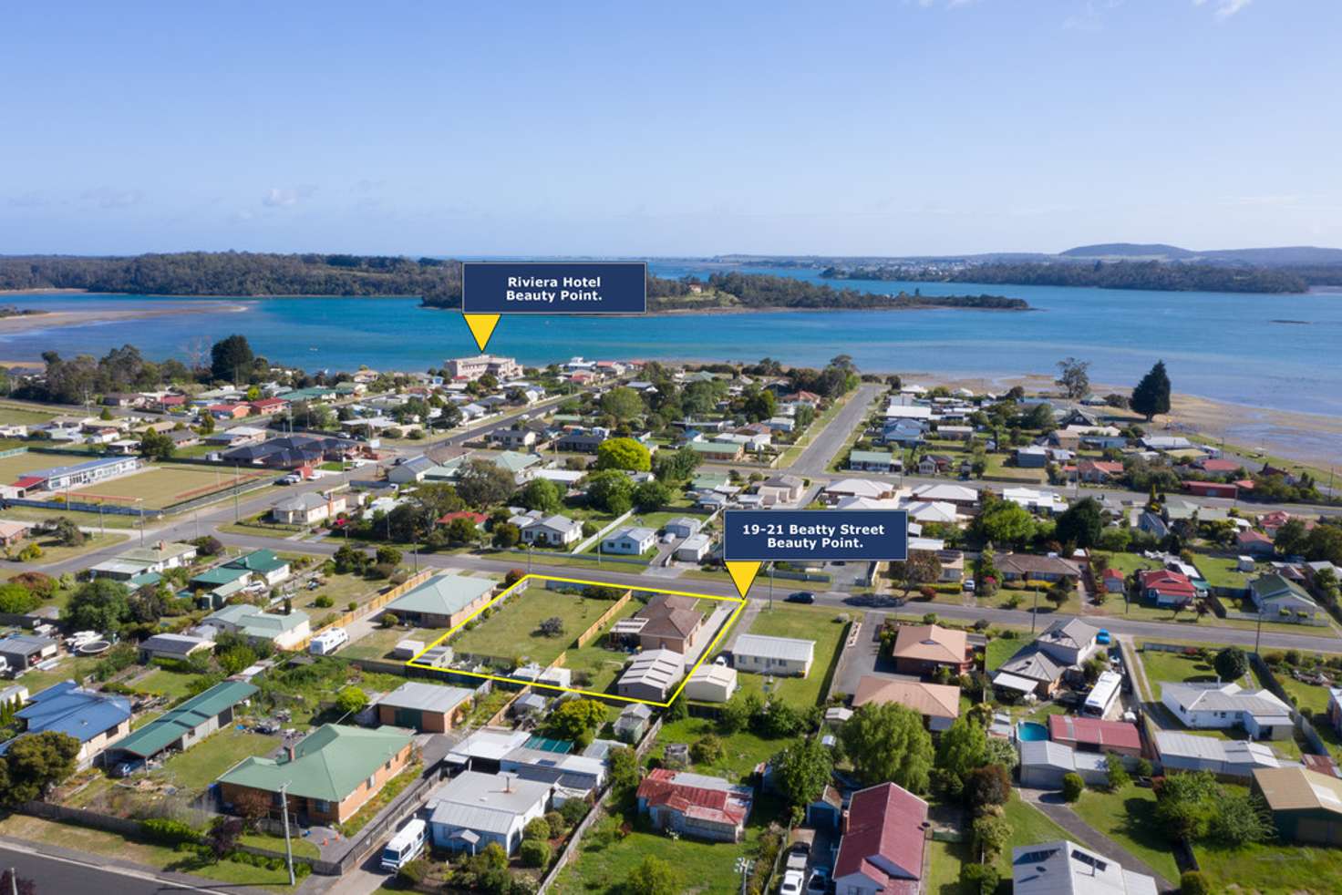 Main view of Homely residentialLand listing, 21 Beatty Street, Beauty Point TAS 7270