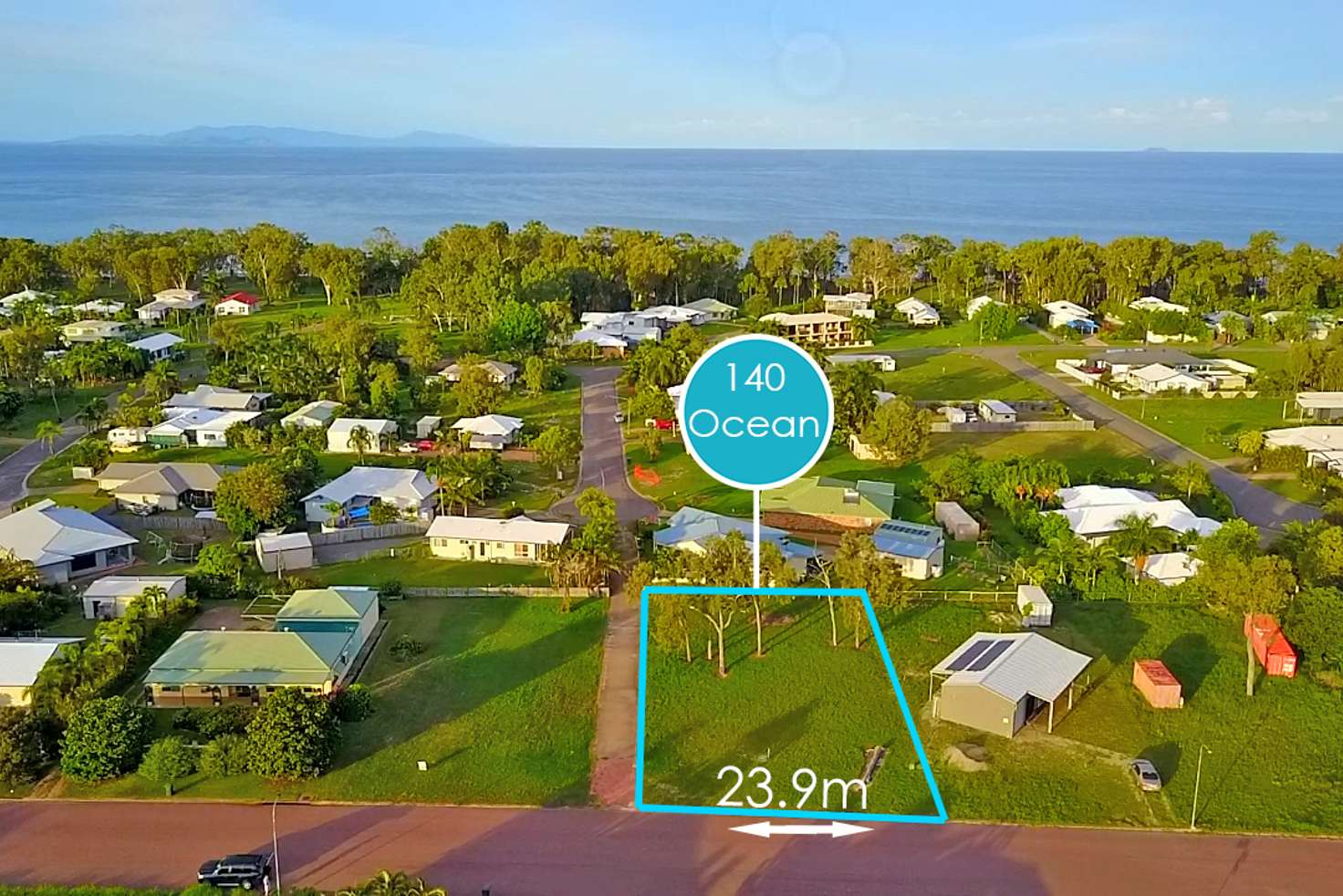 Main view of Homely residentialLand listing, 140 Ocean Parade, Balgal Beach QLD 4816