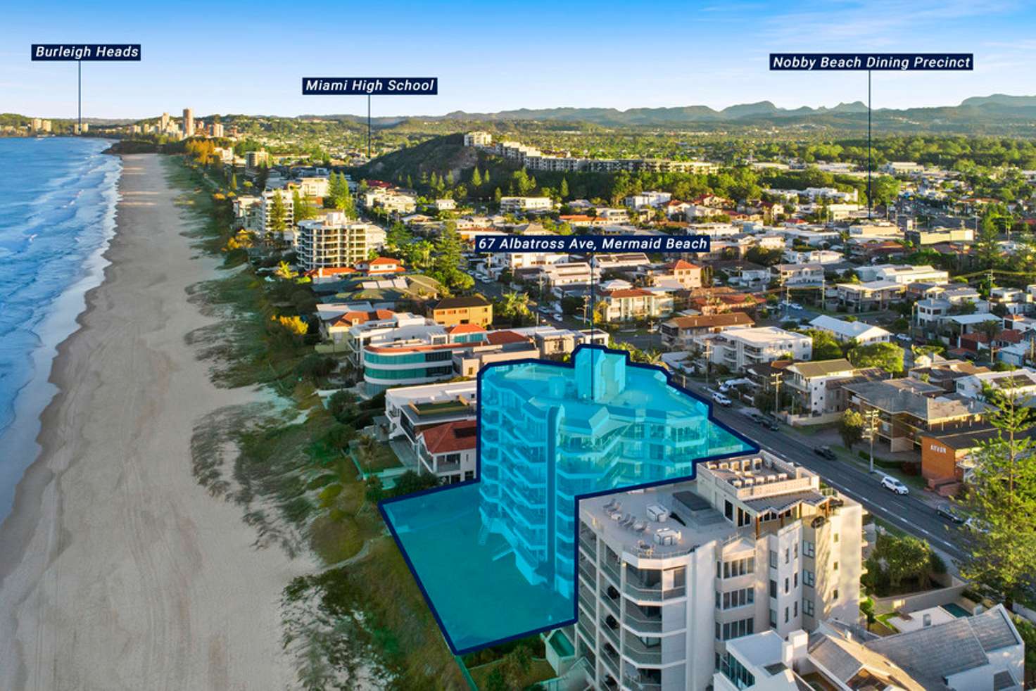 Main view of Homely apartment listing, 13/67-71 Albatross Avenue, Mermaid Beach QLD 4218