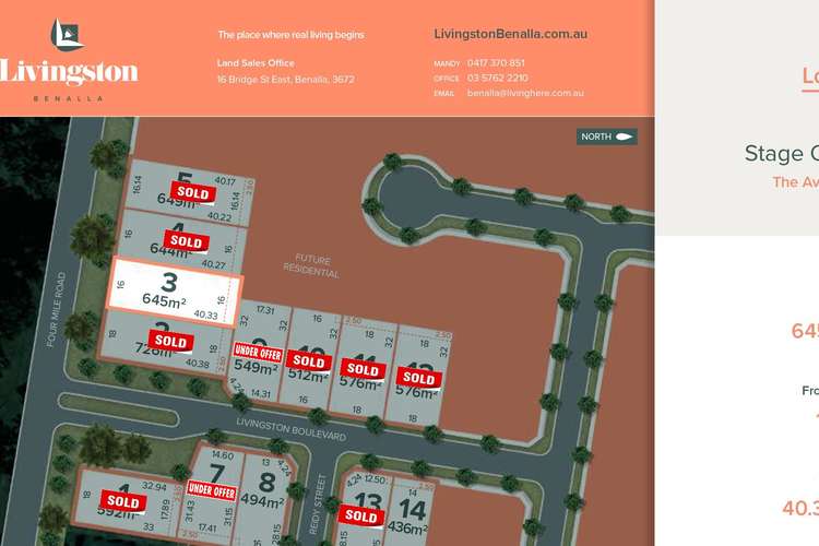 Second view of Homely residentialLand listing, Lot 3 / 32 Four Mile Road, Benalla VIC 3672