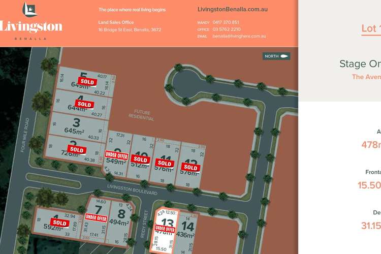 Second view of Homely residentialLand listing, Lot 13 / 32 Four Mile Road, Benalla VIC 3672