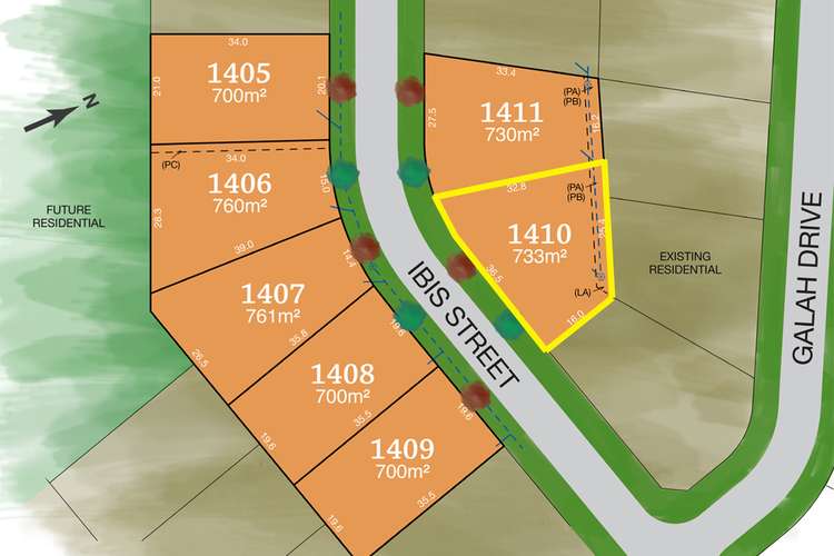 Second view of Homely residentialLand listing, Lot 1410 Ibis Street, Tamworth NSW 2340