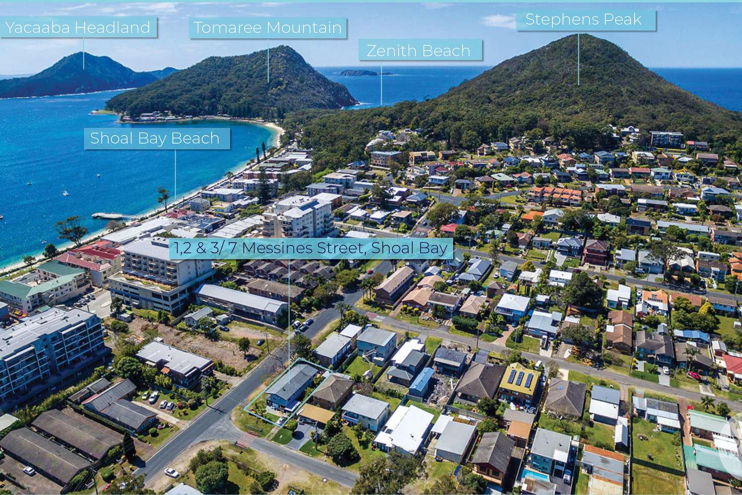 Main view of Homely blockOfUnits listing, 1,2 & 3/7 Messines Street, Shoal Bay NSW 2315