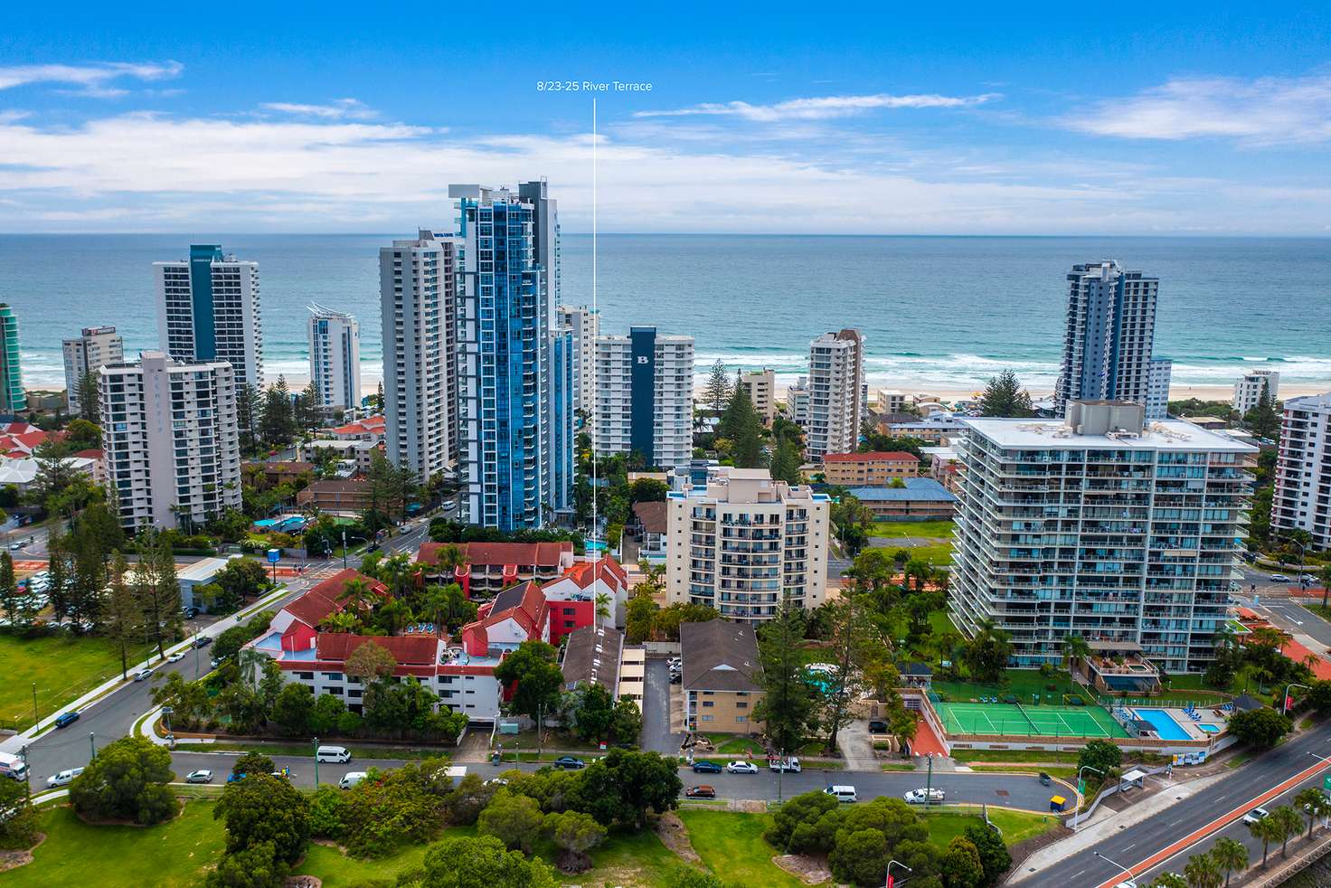 Main view of Homely townhouse listing, 8/23 River Terrace, Surfers Paradise QLD 4217