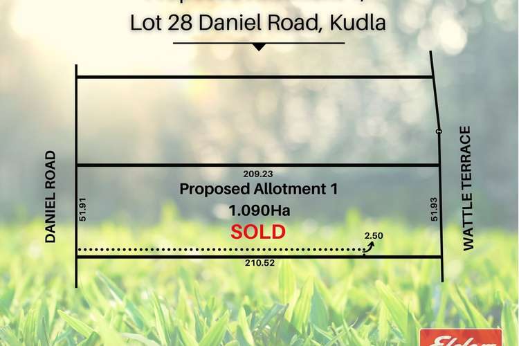 Main view of Homely residentialLand listing, Prop Lot 1, Lot 28 Daniel Road, Kudla SA 5115