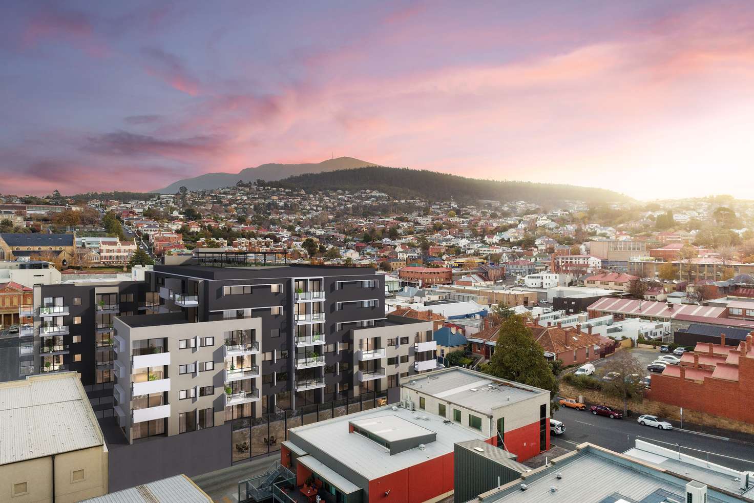 Main view of Homely apartment listing, 207/62 Patrick Street, Hobart TAS 7000