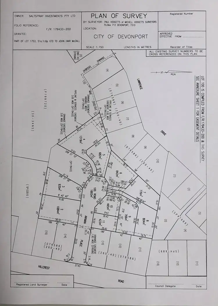 Third view of Homely land listing, Lot 4 Aikman Place, Devonport TAS 7310