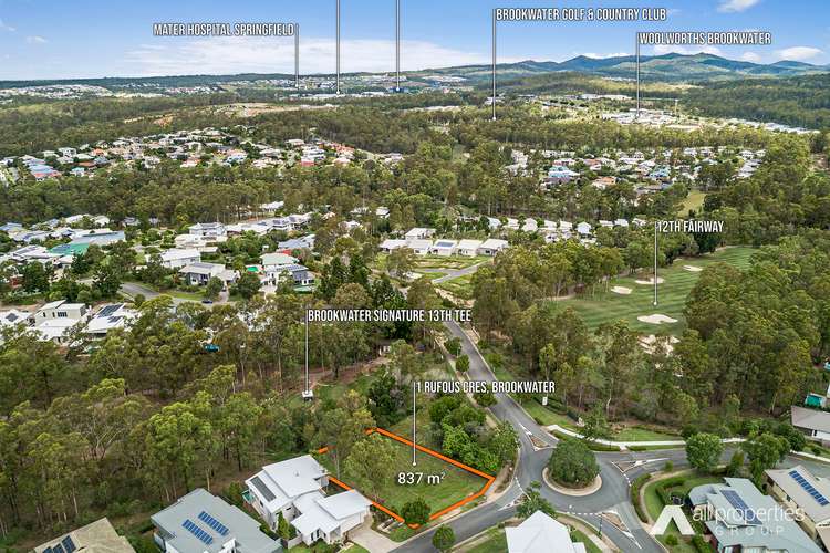 Second view of Homely residentialLand listing, 1 Rufous Crescent, Brookwater QLD 4300