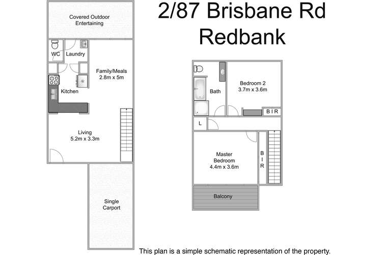 Second view of Homely townhouse listing, 2/87 Brisbane Road, Redbank QLD 4301