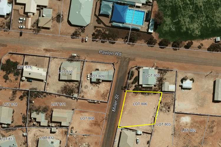 Main view of Homely residentialLand listing, LOT 806 Miller Street, Coober Pedy SA 5723