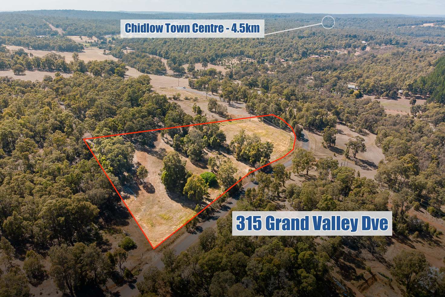 Main view of Homely residentialLand listing, 315 Grand Valley Drive, Chidlow WA 6556