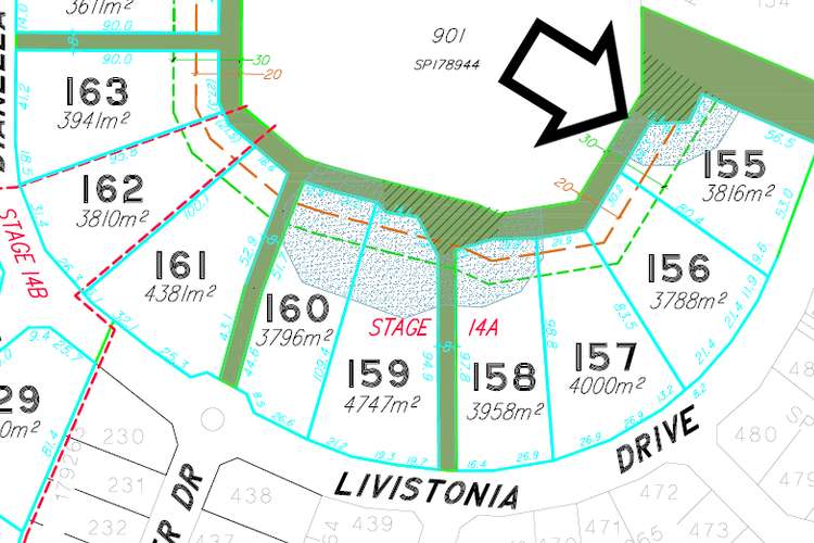 Main view of Homely residentialLand listing, LOT 155 Livistonia Drive, Poona QLD 4650