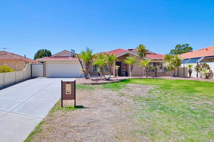 Main view of Homely house listing, 6 Meadow Court, Cooloongup WA 6168