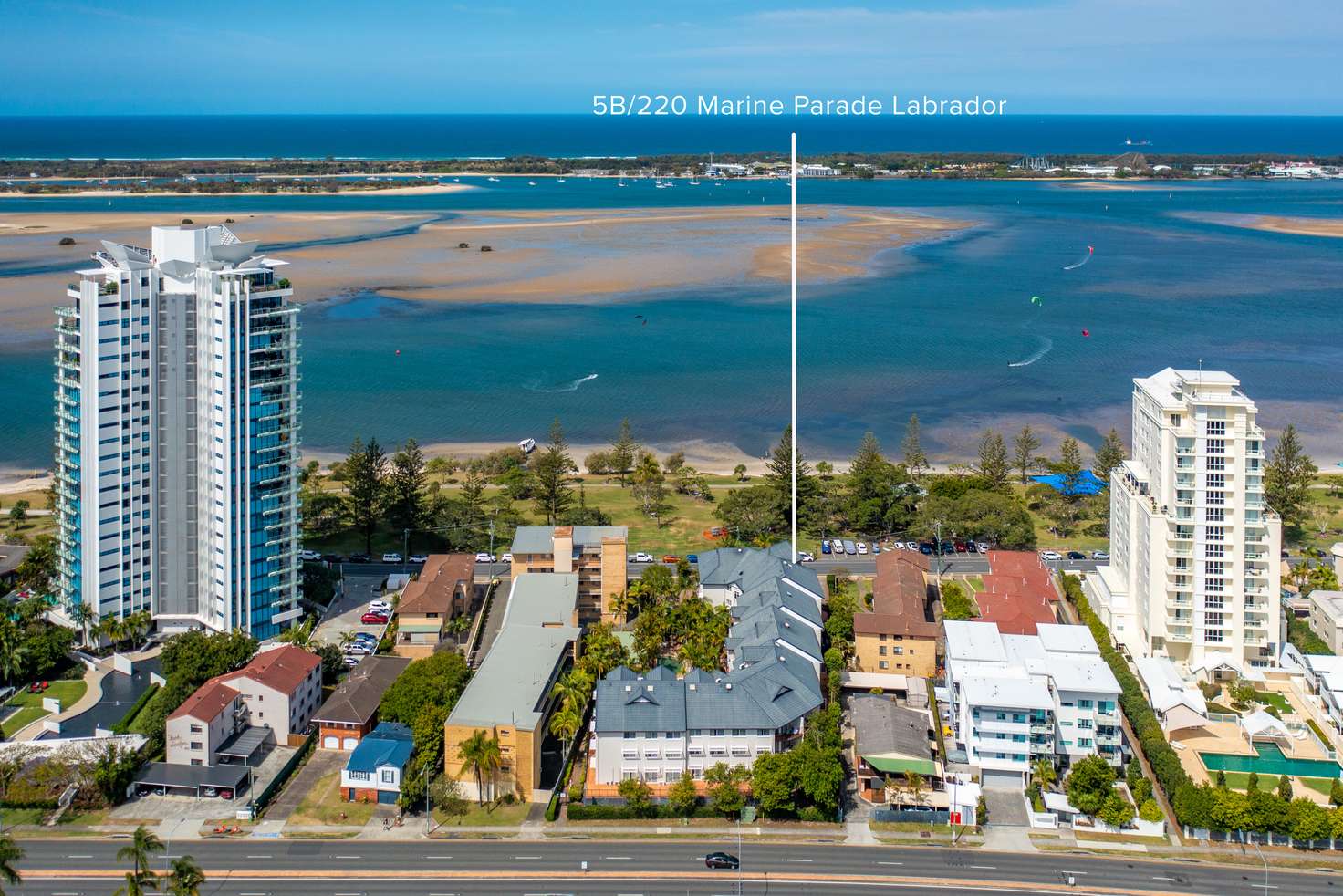 Main view of Homely unit listing, 5B/220 Marine Parade, Labrador QLD 4215