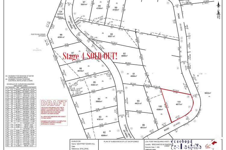 Third view of Homely residentialLand listing, Lot 101 Stage 5 Beechwood Meadows, Beechwood NSW 2446