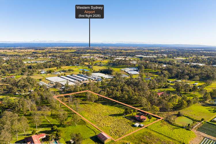 Main view of Homely acreageSemiRural listing, 595 Twelfth Avenue, Rossmore NSW 2557