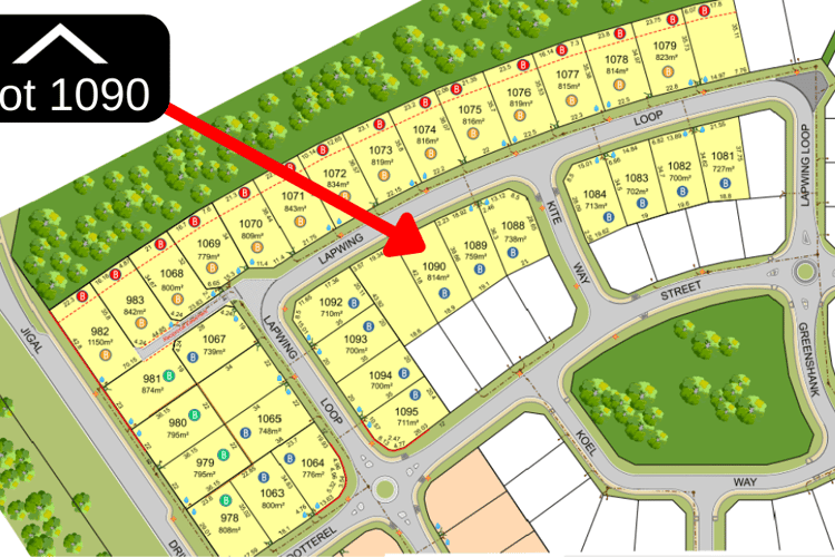 Main view of Homely residentialLand listing, LOT 1090, 17 Lapwing Loop, Djugun WA 6725