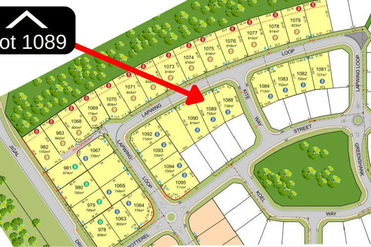 Main view of Homely residentialLand listing, LOT 1089 Lapwing Loop, Djugun WA 6725
