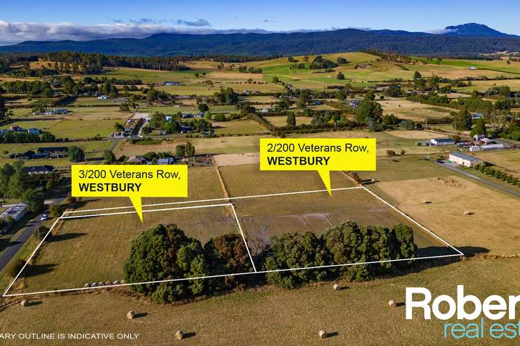 Main view of Homely residentialLand listing, Lot 2/200 Veterans Row, Westbury TAS 7303