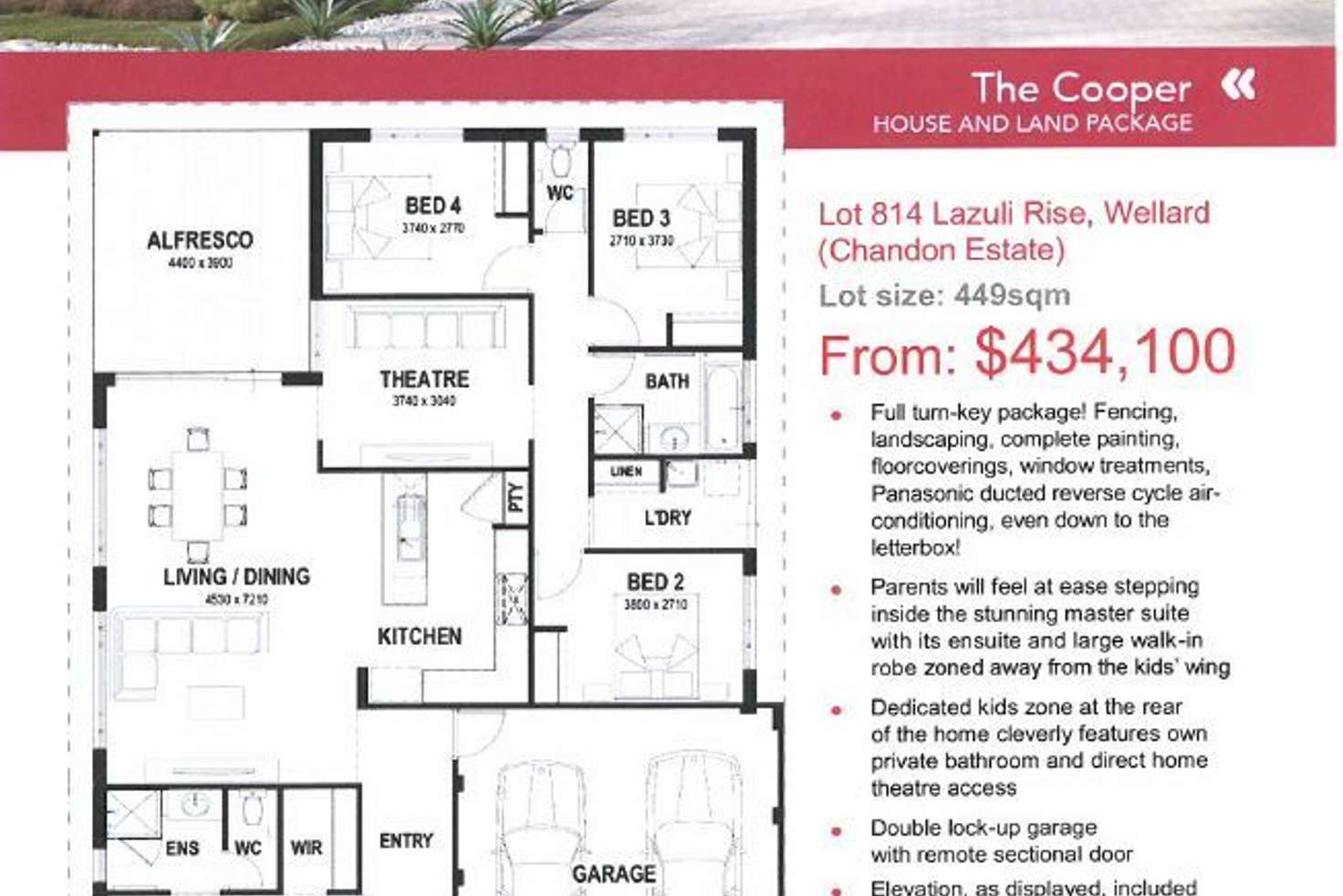 Main view of Homely residentialLand listing, Lot 814 Lazuli Rise, Wellard WA 6170