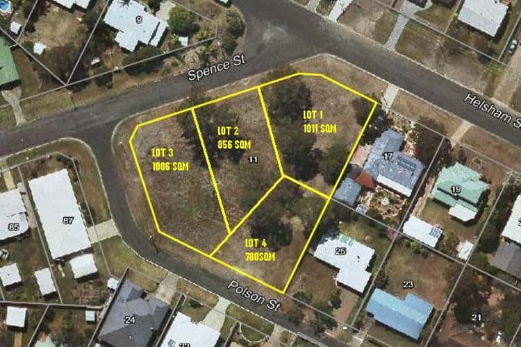 Main view of Homely residentialLand listing, Lots 1-4 Helsham Street, Point Vernon QLD 4655